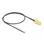 Cabo coaxial DeLOCK 12664 0,35 m SMA MHF 4L LK preto