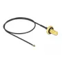 Cabo coaxial DeLOCK 12665 0,35 m SMA MHF 4L LK preto