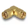 Adaptador de cabo DeLOCK 12020 SMA latão conector 1 SMA conector 2 SMA