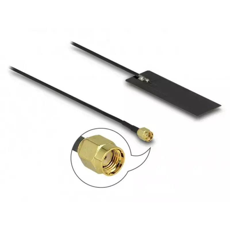 Antena DeLOCK 12649 RP-SMA 4 dBi 2,4 5 GHz 50 Ω