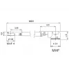 Cabo coaxial DeLOCK 89649 0,3 m MHF I-PEX MHF IV HSC MXHP32
