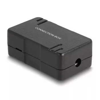 Tomada de rede DeLOCK LSA Cat.6 preto metal plástico 41mm 69mm 26mm