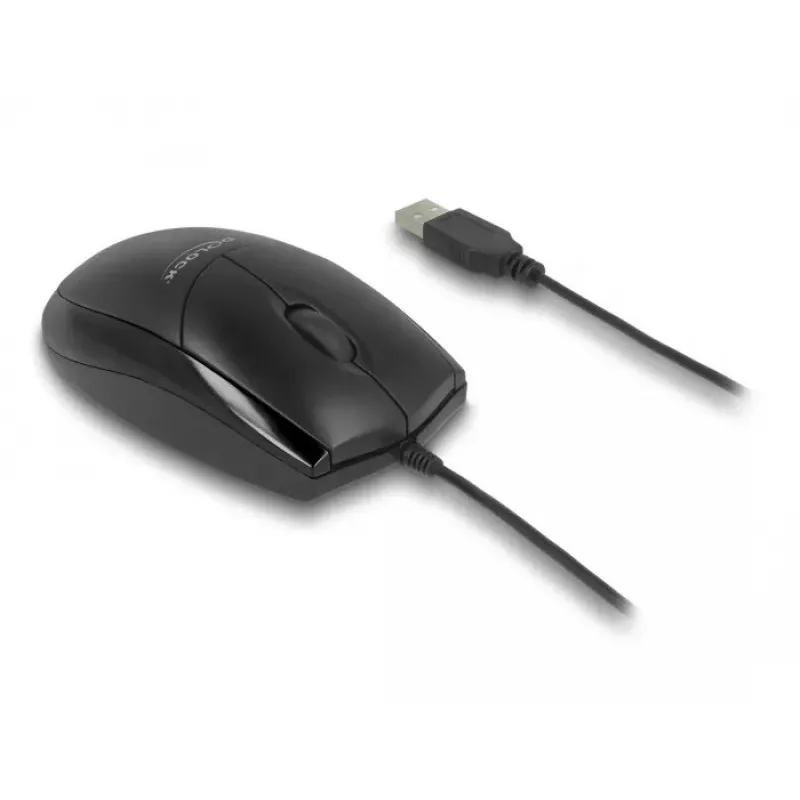 Rato DeLOCK 12106 USB Type-A ótico para ambas as mãos