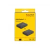 DeLOCK Comutador HDMI 2-1 bidirecional 8K 60 Hz metal preto