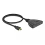 DeLOCK Comutador HDMI 3 x HDMI entrada para 1 x HDMI saída 8K 60 Hz