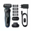 Braun Series 5 51-B1820s máquina de barbear de lâminas preto, azul