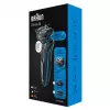 Braun Series 5 51-B1820s máquina de barbear de lâminas preto, azul