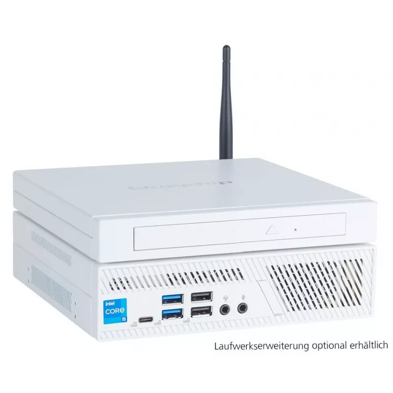 bluechip BUSINESSline S3137 *white* processador Intel® Core™ i3 14100 / até 4,70 GHz, Windows 11 Pro, Intel® B760, 8 GB DDR5, 500 GB NVMe SSD, Intel® Wi-Fi 6E AX211, Bluetooth 5.3, Gigabit Ethernet, gráfica Intel® UHD