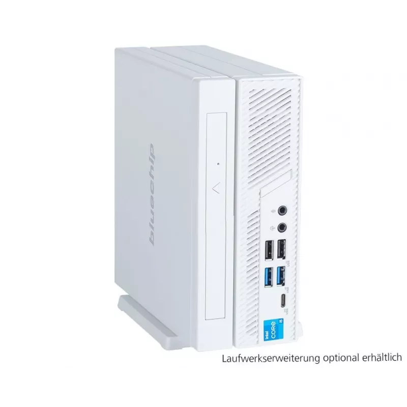 bluechip BUSINESSline S3159 *white* processador Intel® Core™ i5 14400 / até 4.70 GHz, Windows 11 Pro, Intel® B760, 8 GB DDR5, 500 GB NVMe SSD, Intel® Wi-Fi 6E AX211, Bluetooth 5.3, Gigabit Ethernet, gráfica Intel® UHD