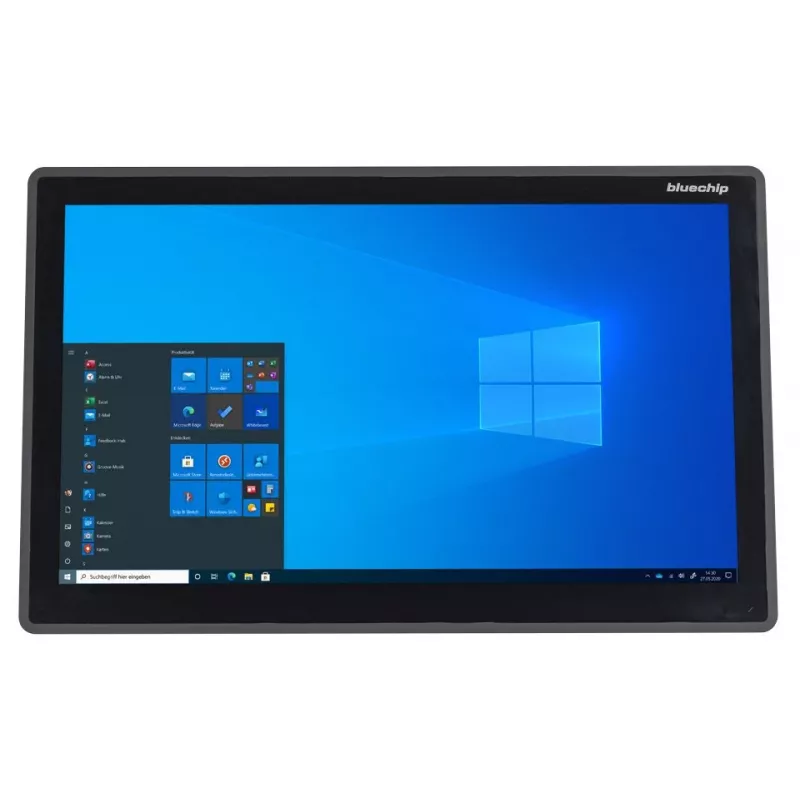 bluechip INDUSTRYline P215KT-1001, 54,6 cm (21,5 polegadas), Full HD, Intel Atom®, 8 GB, 120 GB, Windows 10 IoT Enterprise