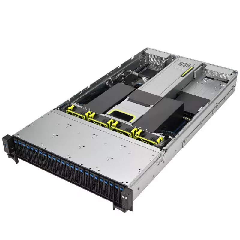 bluechip SERVERline R52212a 2HE Rack, 2 x processador Intel® Xeon® Silver 4410Y / até 3.90 GHz, 64 GB DDR5, 2 x 960 GB SSD, Avago 9560-8i, 2 x 10 Gigabit Ethernet