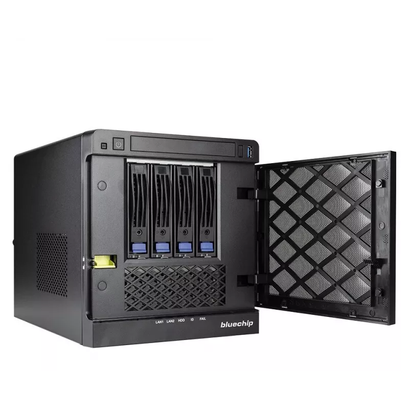 bluechip SERVERline T10302s, 2,2 GHz, C3558, 16 GB, DDR4-SDRAM, 960 GB, Cubo