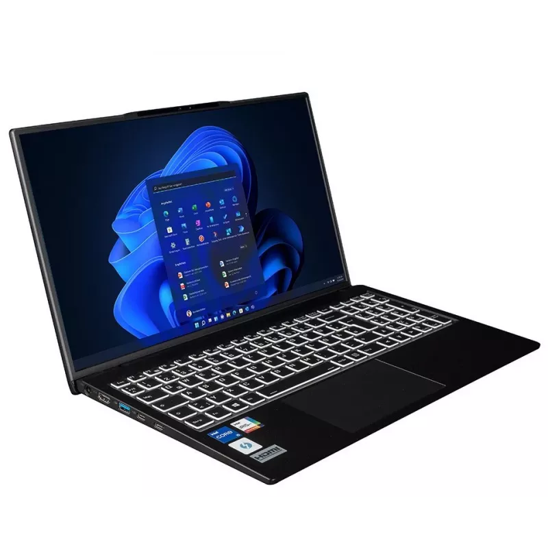 bluechip TRAVELline B15W58, Intel® Core™ i7, 39,6 cm (15,6 polegadas), 1920 x 1080 píxeis, 16 GB, 1 TB, Windows 11 Pro