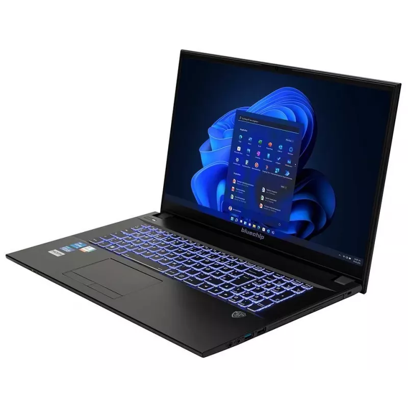 bluechip TRAVELline B17W27 portátil com processador Intel® Core™ i5-1335U / até 4,60 GHz, Windows 11 Pro, painel IPS antirreflexo de 43,9 cm (17,3