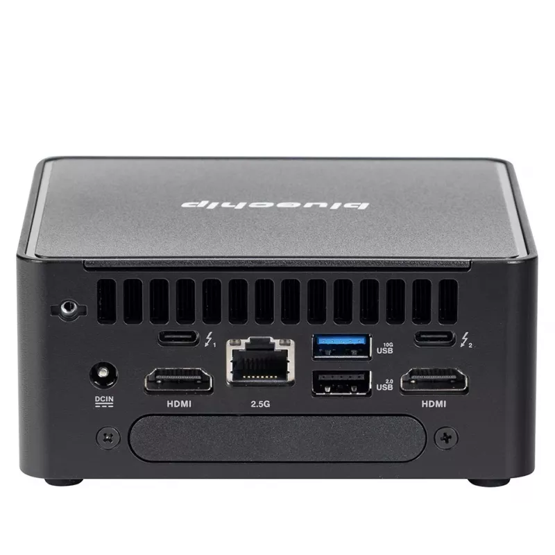 bluechip BUSINESSline M1435 Mini-PC Intel Core 3 100U 8 GB DDR5-SDRAM 500 GB SSD Windows 11 Pro preto