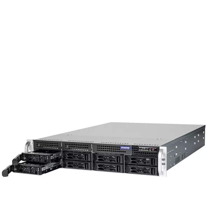bluechip SERVERline R42316s rack 2 HE, processador Intel® Xeon® Silver 4410Y / 2,00 GHz, módulo TPM, 32 GB DDR5, 2 x SSD de 960 GB, 2 x 10 Gigabit Ethernet