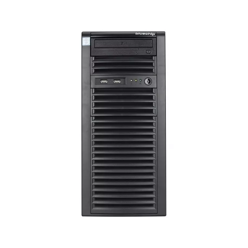 bluechip SERVERline T40320s torre, processador Intel® Xeon® Silver 4410Y / até 3,90 GHz, 32 GB DDR5, 2 x SSD de 960 GB, 2 x RJ45 (10 Gb/s)