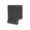DeLOCK tapete de rato ergonómico com apoio de gel para o pulso para canhotos preto
