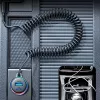 Carregador de automóvel Joyroom JR-CL07 3-em-1 60W com cabo USB-C integrado 1,6 m, preto