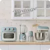 Ariete 583, misturadora Vintage com jarro de vidro de 1,5 litros, 4 lâminas de aço inoxidável, 4 velocidades + Pulse, 1000 Watt, azul