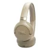Headset JBL Tune 680NC, com fios e sem fios (Bluetooth, USB-C), circum-aural, arco de cabeça, bege, 20–20000 Hz, 161 g