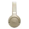Headset JBL Tune 680NC, com fios e sem fios (Bluetooth, USB-C), circum-aural, arco de cabeça, bege, 20–20000 Hz, 161 g