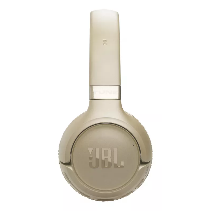 Headset JBL Tune 680NC, com fios e sem fios (Bluetooth, USB-C), circum-aural, arco de cabeça, bege, 20–20000 Hz, 161 g