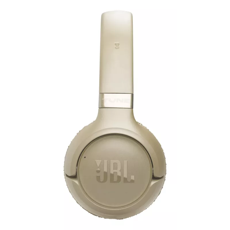 Headset JBL Tune 680NC, com fios e sem fios (Bluetooth, USB-C), circum-aural, arco de cabeça, bege, 20–20000 Hz, 161 g