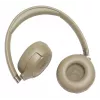 Headset JBL Tune 680NC, com fios e sem fios (Bluetooth, USB-C), circum-aural, arco de cabeça, bege, 20–20000 Hz, 161 g