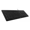 Teclado CHERRY STREAM Home/Office USB QWERTY português preto cinzento tamanho completo 115 teclas