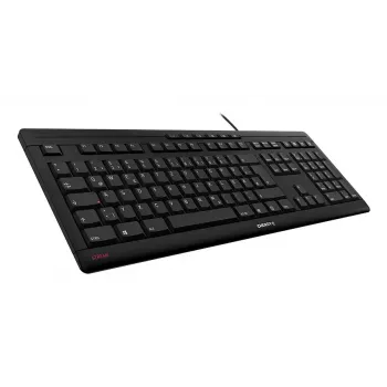 Teclado CHERRY STREAM Home/Office USB QWERTY português preto cinzento tamanho completo 115 teclas