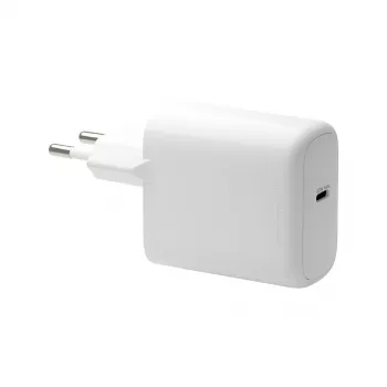 Carregador de parede USB-C 45W d bramante re-charge Pro — interior, 110–240V, branco