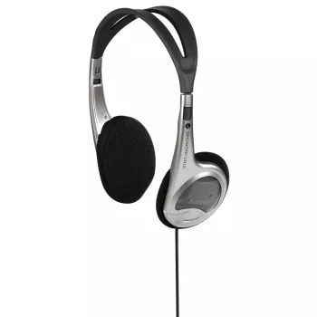 Hama HK-229 auscultadores com fios arco de cabeça música preto, prateado