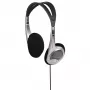 Hama HK-229 auscultadores com fios arco de cabeça música preto, prateado