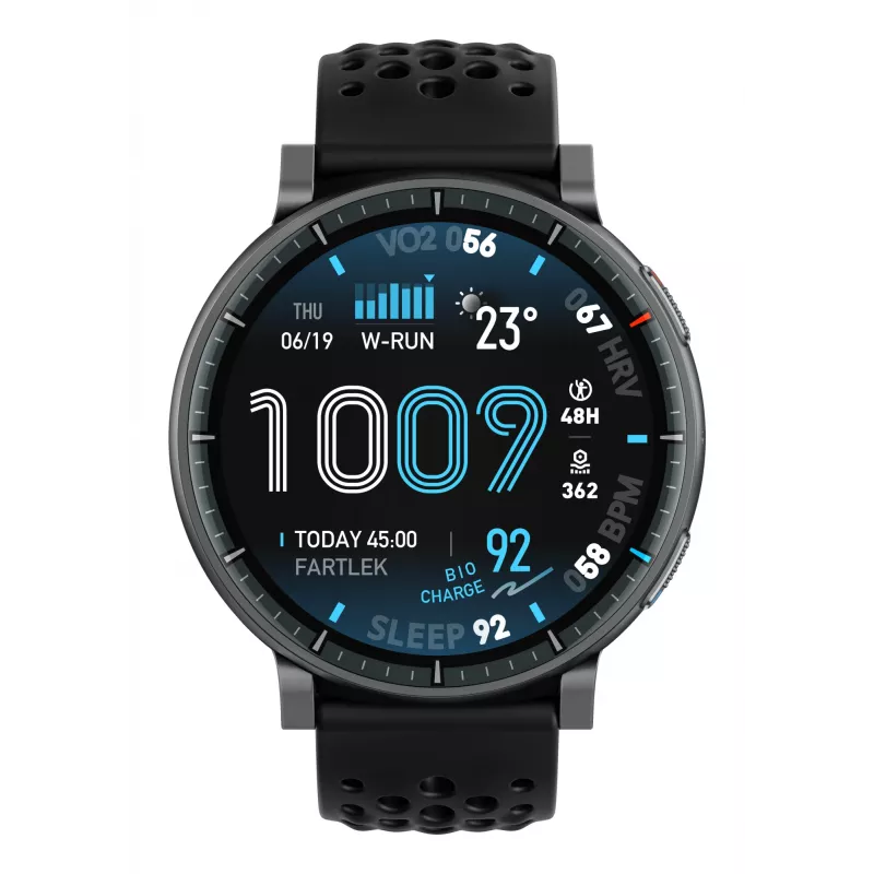 Smartwatch Amazfit Active Max redondo AMOLED 1,5 polegadas 480×480 ecrã tátil 64 MB RAM 4 GB 658 mAh preto