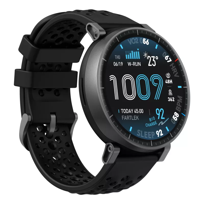 Smartwatch Amazfit Active Max redondo AMOLED 1,5 polegadas 480×480 ecrã tátil 64 MB RAM 4 GB 658 mAh preto