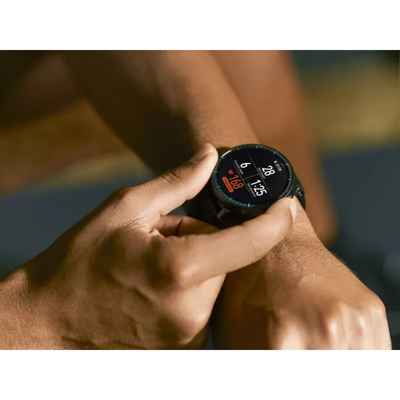 Smartwatch Amazfit Active Max redondo AMOLED 1,5 polegadas 480×480 ecrã tátil 64 MB RAM 4 GB 658 mAh preto
