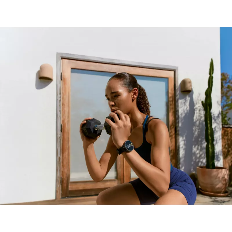 Smartwatch Amazfit Active Max redondo AMOLED 1,5 polegadas 480×480 ecrã tátil 64 MB RAM 4 GB 658 mAh preto