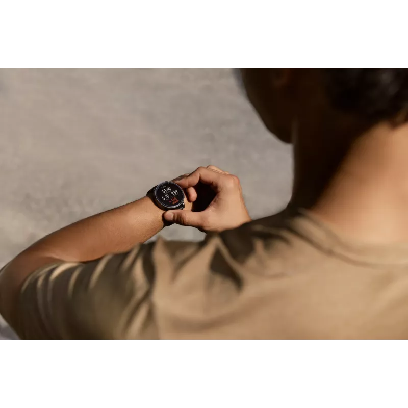 Smartwatch Amazfit Active Max redondo AMOLED 1,5 polegadas 480×480 ecrã tátil 64 MB RAM 4 GB 658 mAh preto