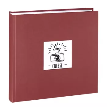 Álbum de fotografias Hama bordéus 400 folhas 10 x 15 encadernação
