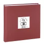 Álbum de fotografias Hama bordéus 400 folhas 10 x 15 encadernação