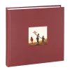 Álbum de fotografias Hama bordéus 400 folhas 10 x 15 encadernação