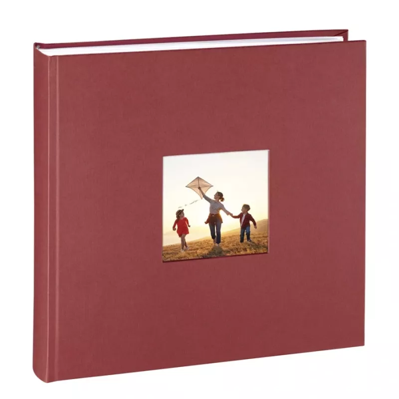 Álbum de fotografias Hama bordéus 400 folhas 10 x 15 encadernação