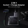 UGREEN S550 adaptador de viagem universal 65W, 2x USB-C + USB-A, 55001
