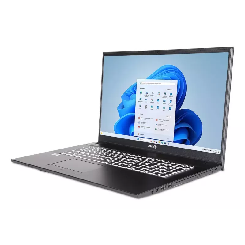 TERRA 1220855 portátil Intel® Core™ i5 i5-1334U 43,9 cm (17,3 polegadas) Full HD 16 GB DDR4-SDRAM 500 GB SSD Wi-Fi 6 (802.11ax) Windows 11 Home alemão cinzento
