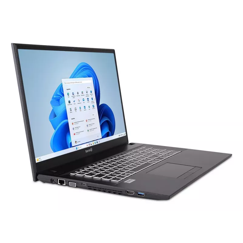 TERRA 1220855 portátil Intel® Core™ i5 i5-1334U 43,9 cm (17,3 polegadas) Full HD 16 GB DDR4-SDRAM 500 GB SSD Wi-Fi 6 (802.11ax) Windows 11 Home alemão cinzento