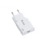 Carregador de parede EQUIP 1 porta 20W GaN USB-C PD — entrada 100–240V, saída máx. 12V, branco