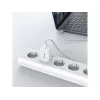 Carregador de parede EQUIP 1 porta 20W GaN USB-C PD — entrada 100–240V, saída máx. 12V, branco