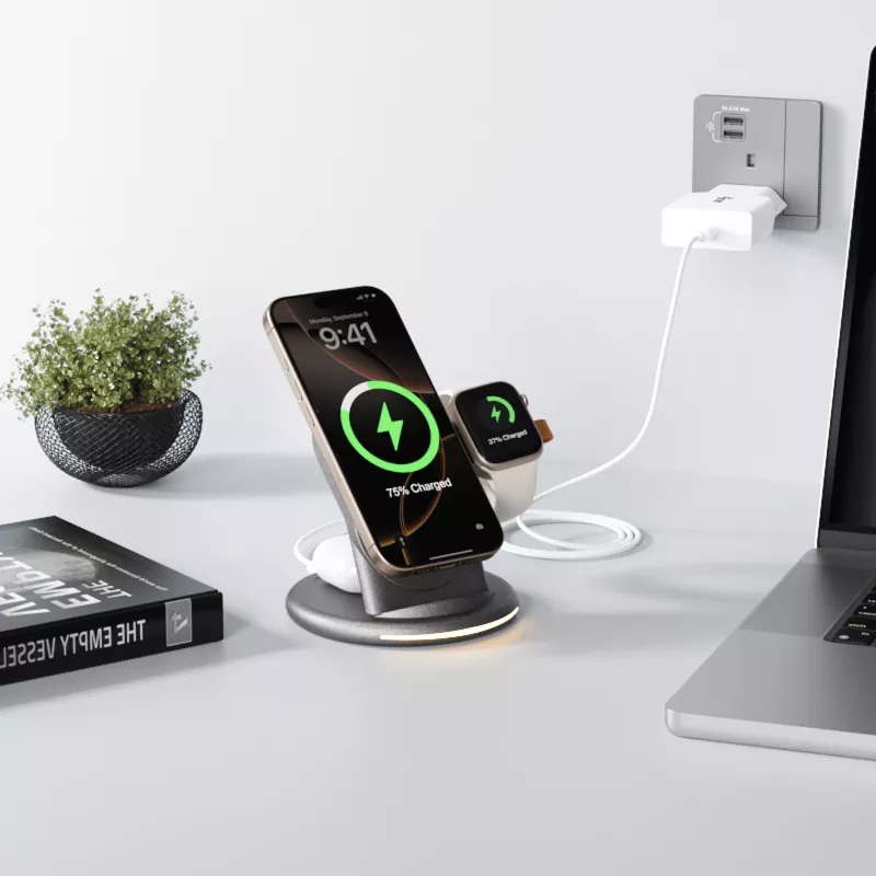 Carregador de parede EQUIP 1 porta 20W GaN USB-C PD — entrada 100–240V, saída máx. 12V, branco