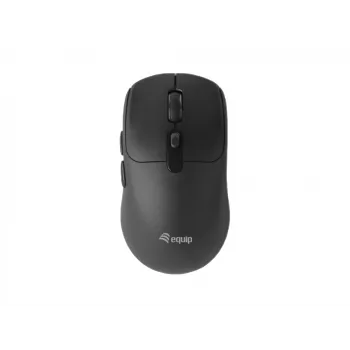 Rato sem fios EQUIP ambidestro 6 botões modo duplo, ótico 1600 DPI, RF + Bluetooth, preto
